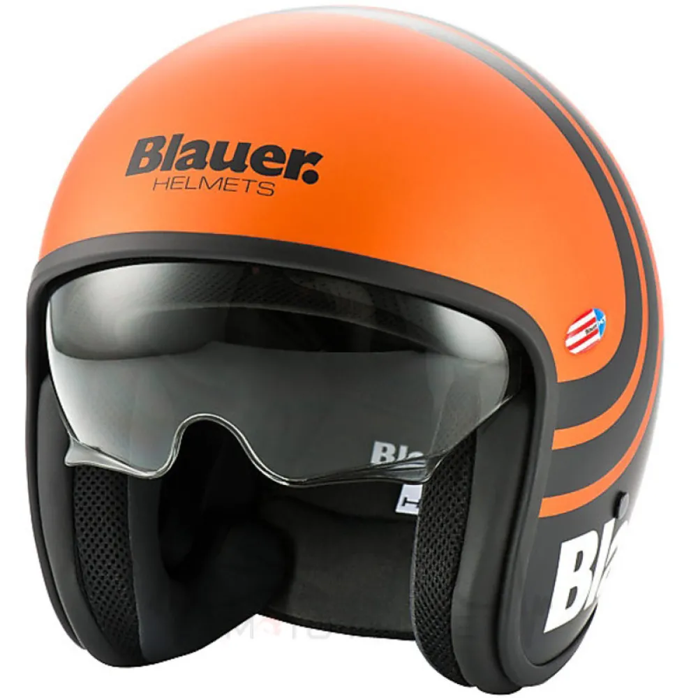 Мотошлем Открытый Blauer Orange (S)